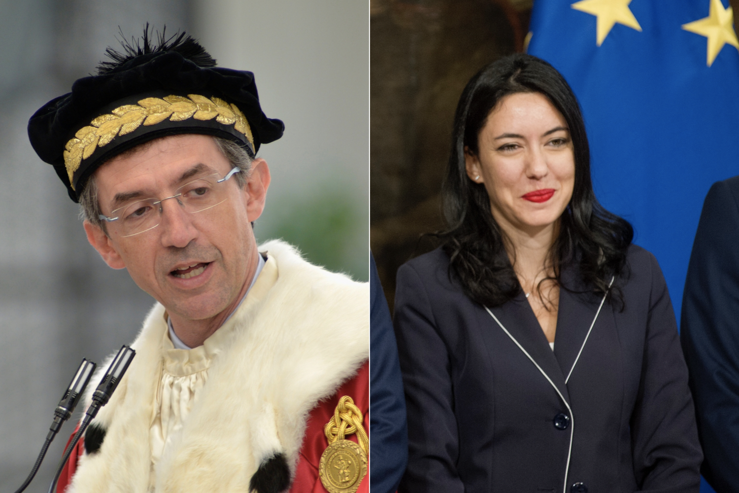 Gaetano Manfredi e Lucia Azzolina