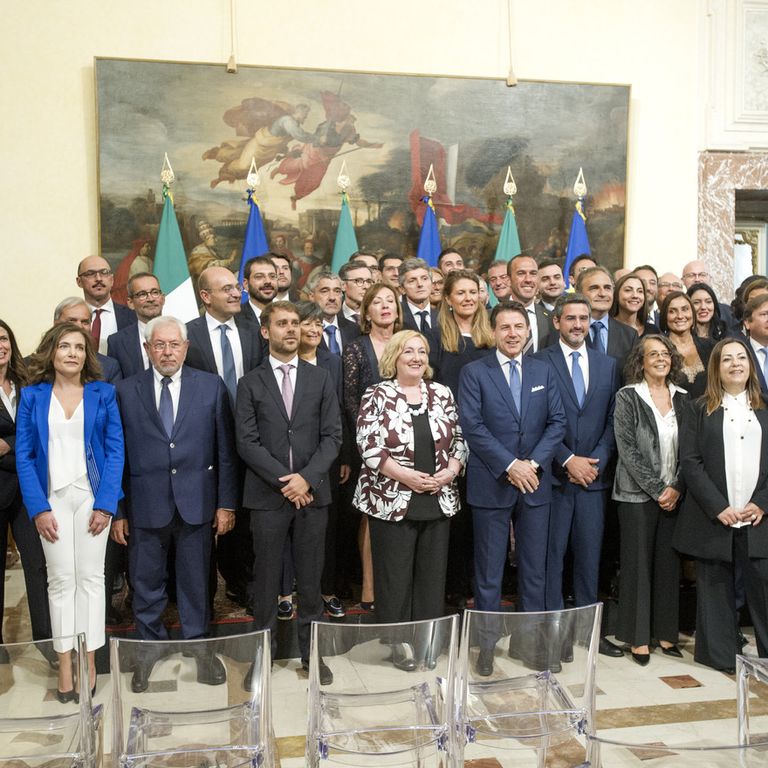 Il giuramento del governo Conte&nbsp;
