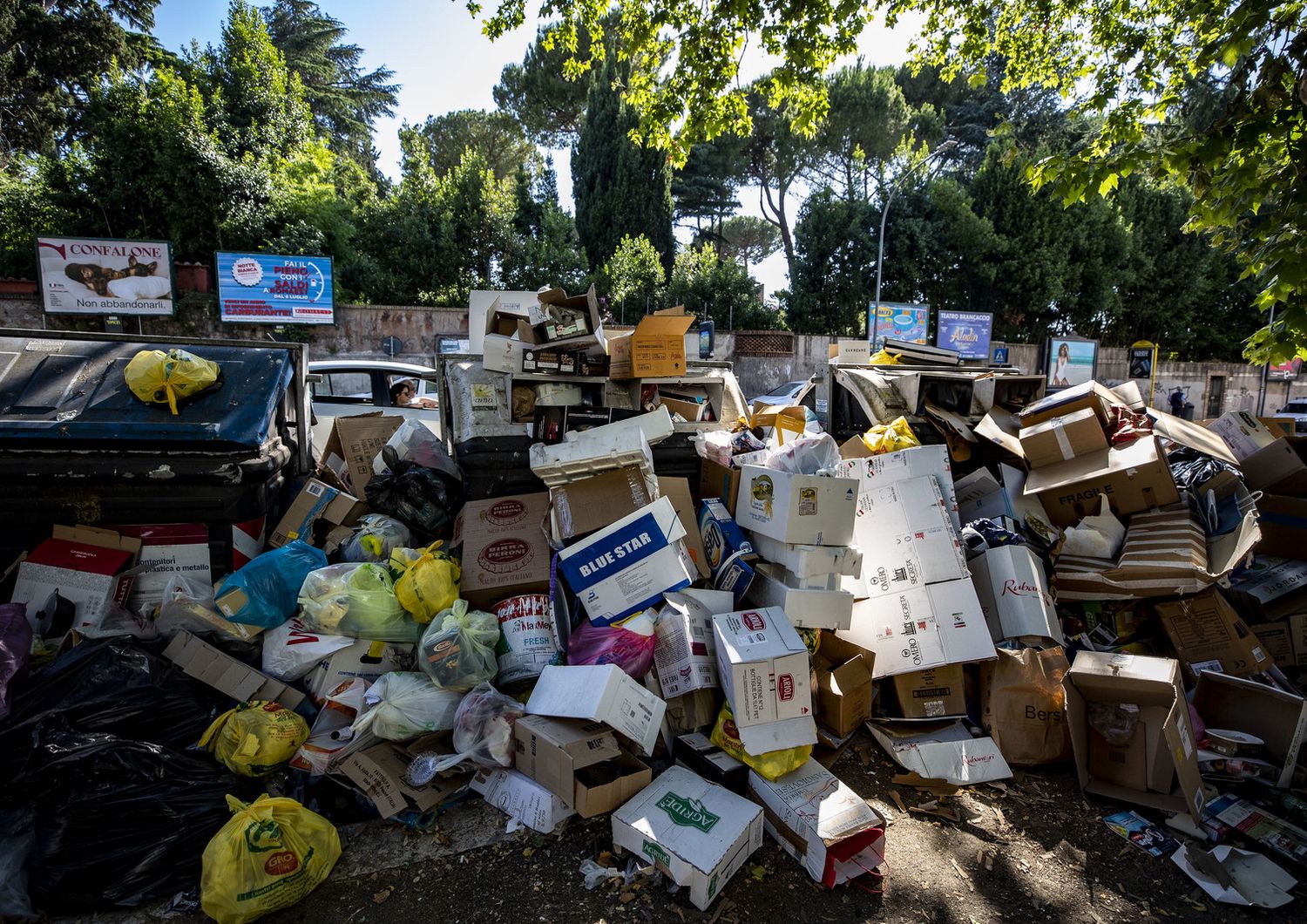 Rifiuti a Roma