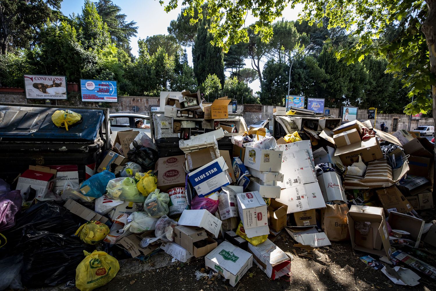 Rifiuti a Roma