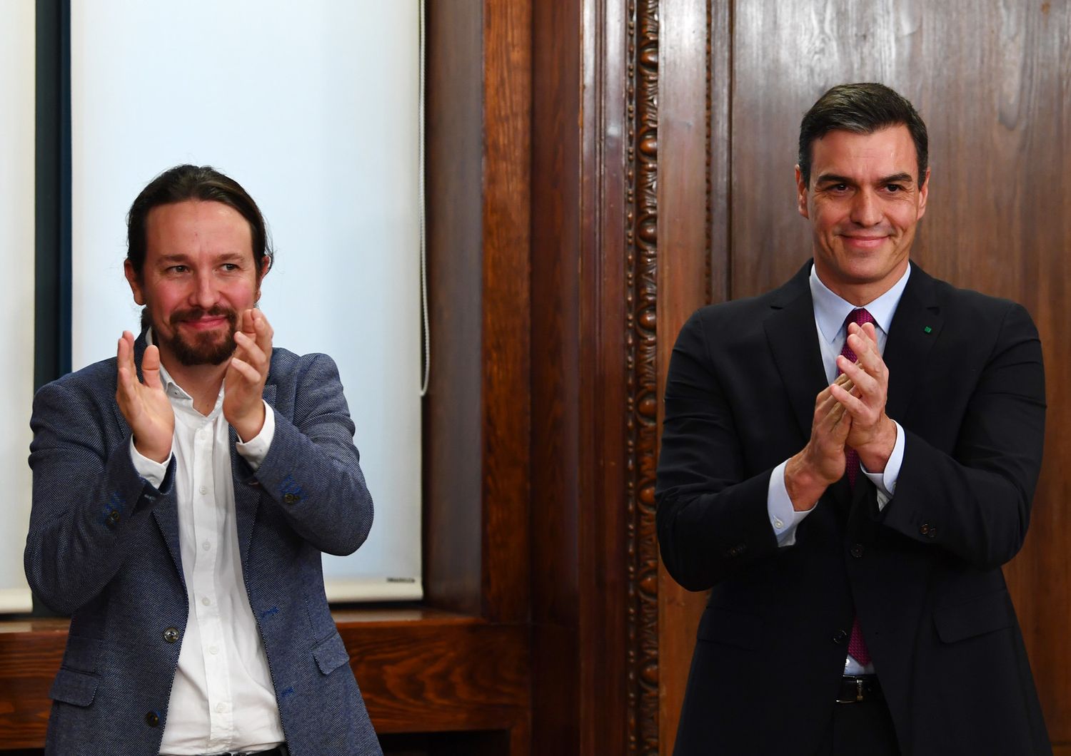 Pablo Iglesias, Pedro Sanchez