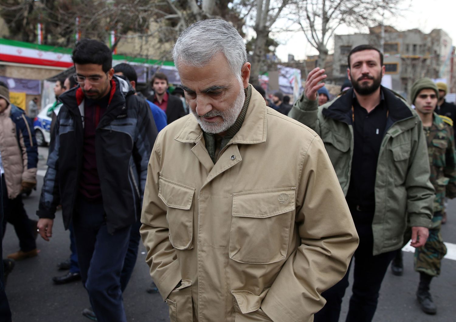 Il generale iraniano Qassem Suleimani, dal 1998 capo delle Forze al Quds &nbsp;