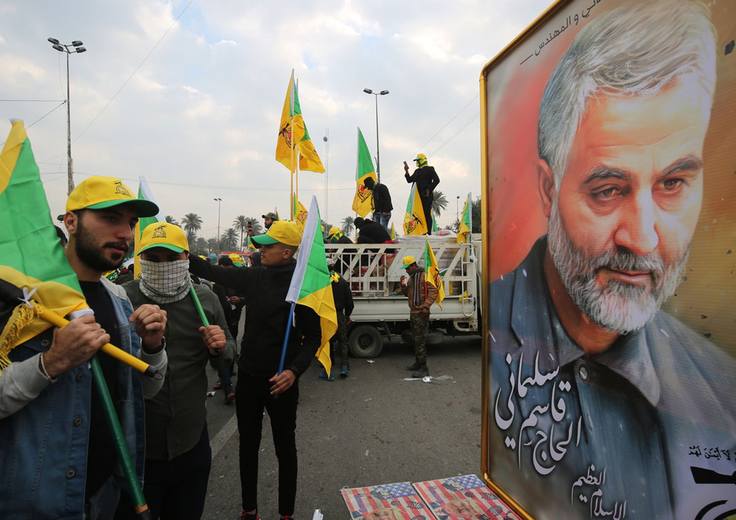 Baghdad, manifestazioni dopo l'uccisione di Soleimani