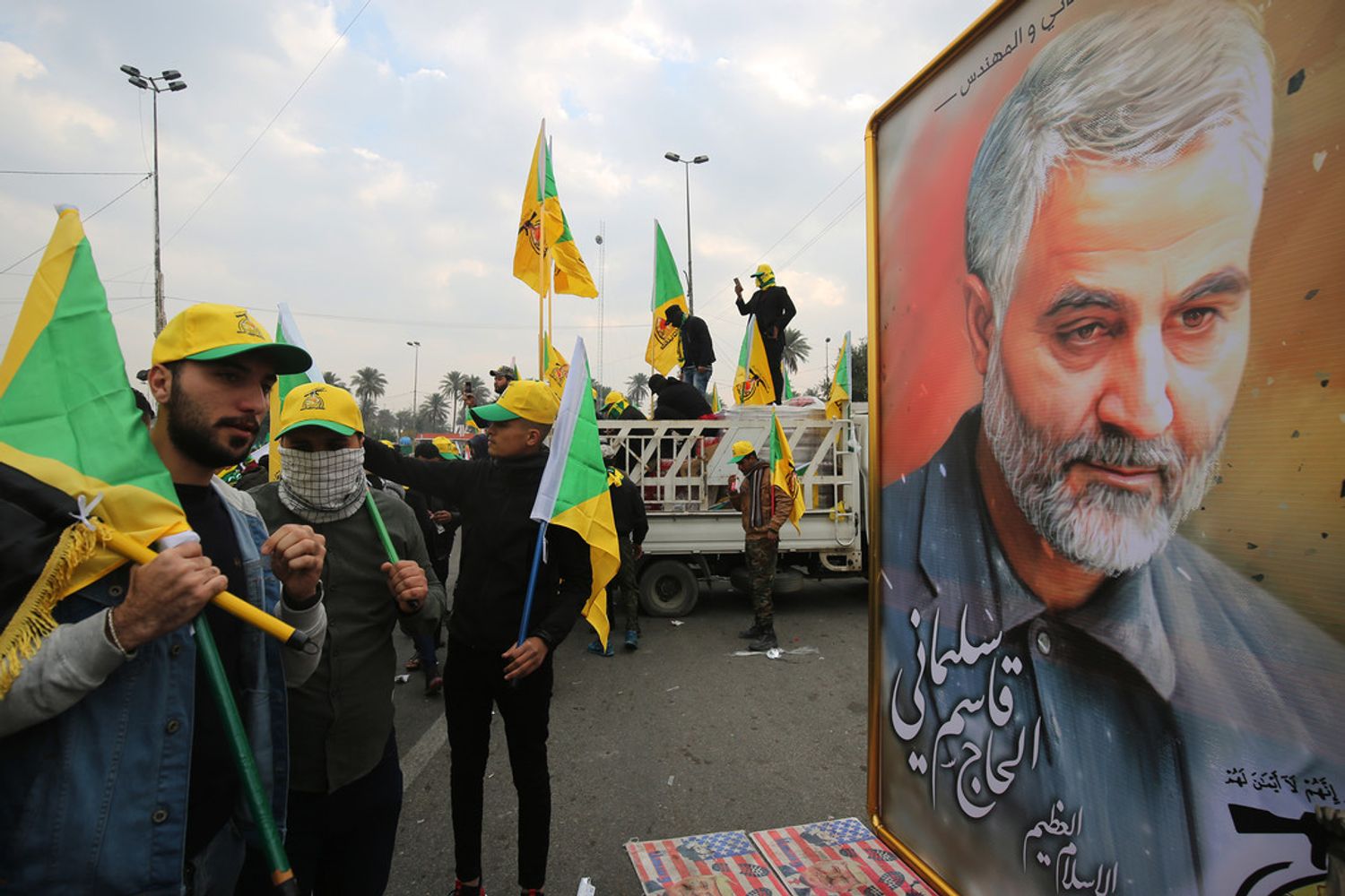 Baghdad, manifestazioni dopo l'uccisione di Soleimani