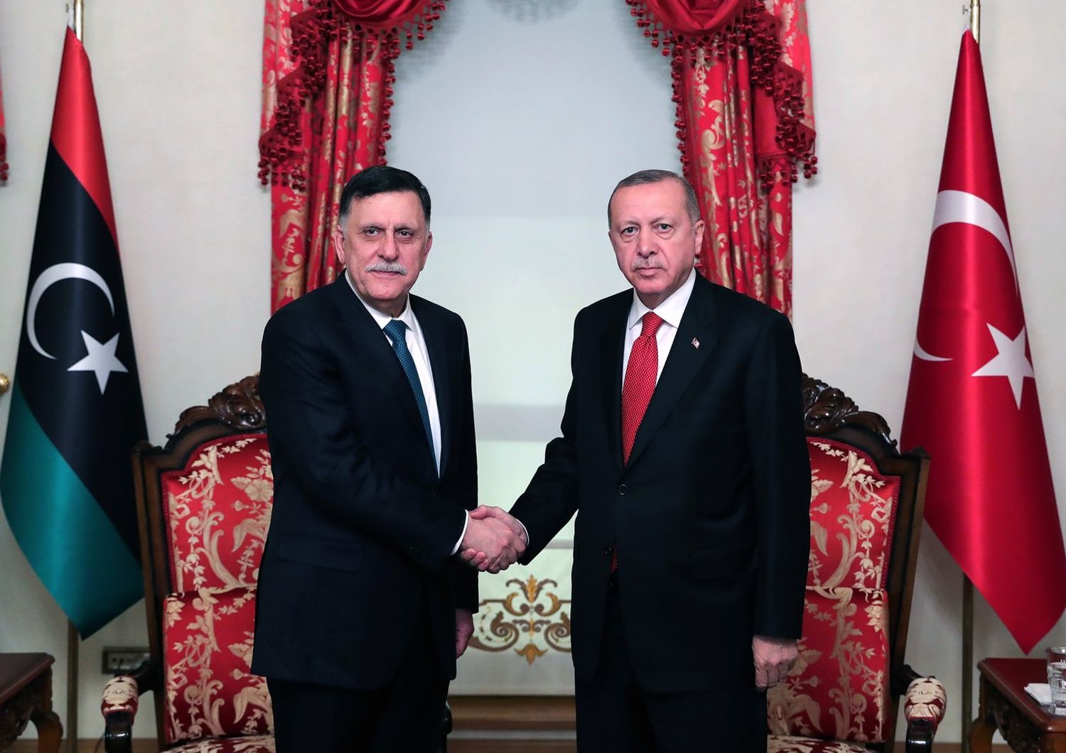 Fayez Al-Serraj,&nbsp;Recep&nbsp;Tayyip&nbsp;Erdogan