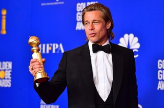 Brad Pitt ai Golden Globes 2020