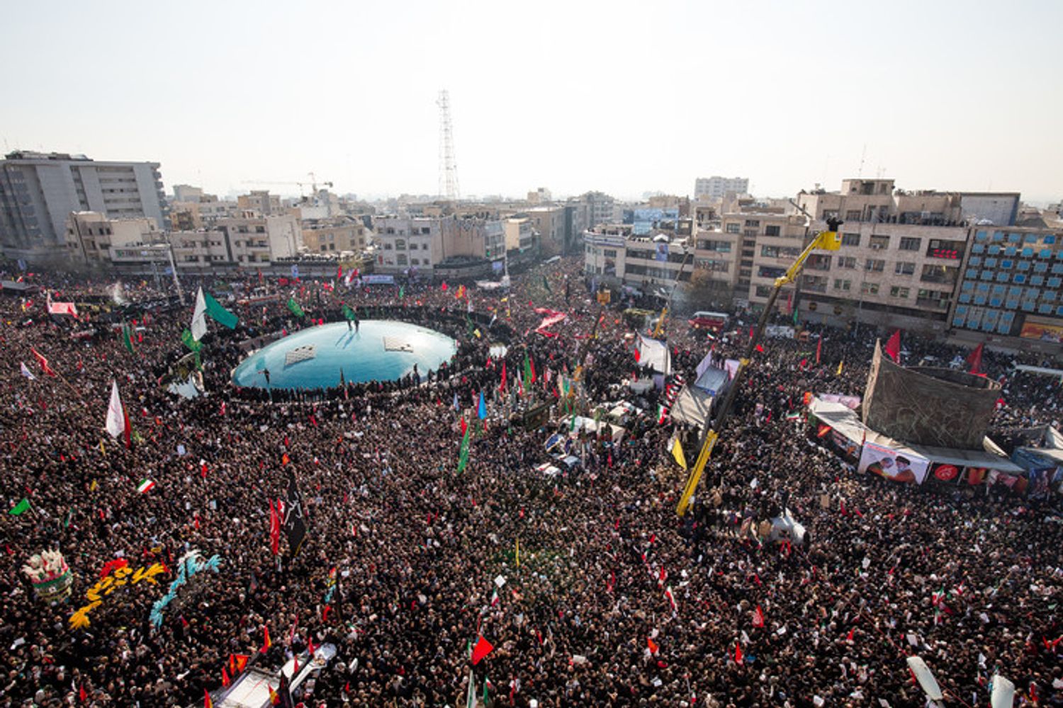 I funerali di Soleimani a Teheran