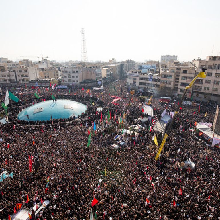 I funerali di Soleimani a Teheran