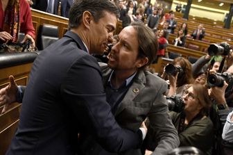 Pedro Sanchez e Pablo Iglesias