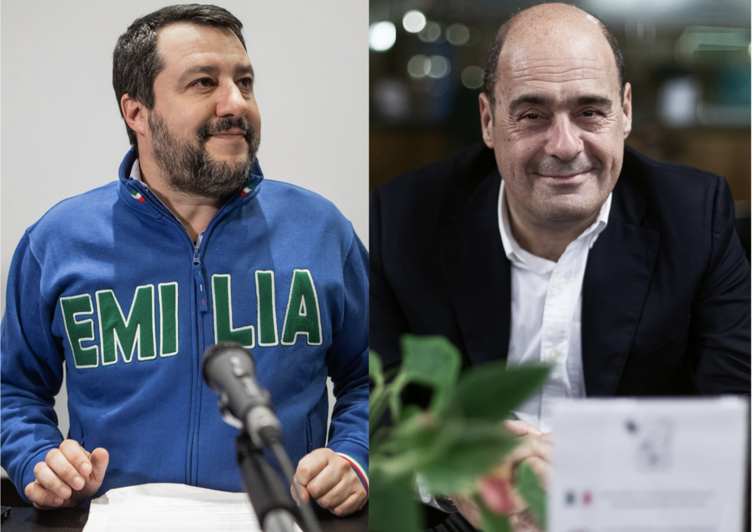 Matteo Salvini, Nicola Zingaretti
