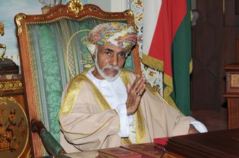 Il sultano dell'Oman, Qaboos