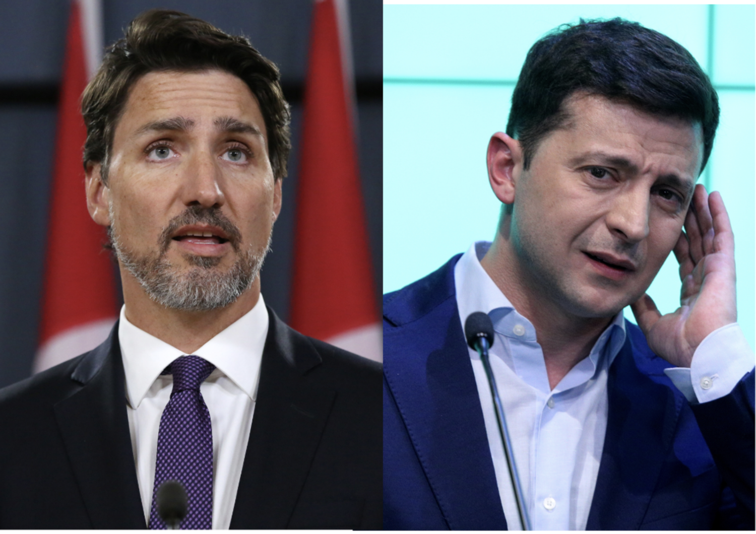 Justin Trudeau,&nbsp;Volodymyr Zelensky&nbsp;