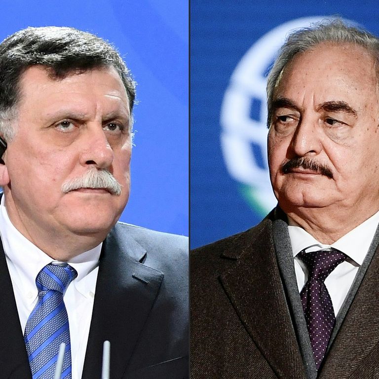 Serraj e Haftar