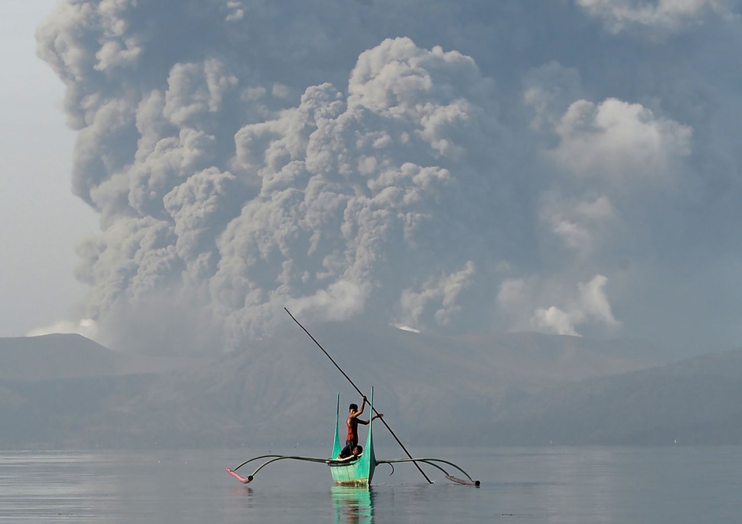 Il vulcano Taal, Filippine&nbsp;