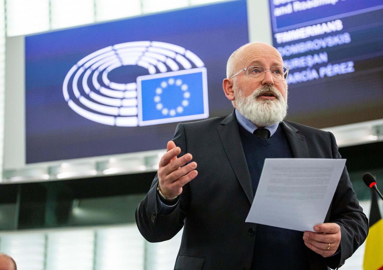 Timmermans presenta il nuovo &quot;Green Deal&quot; per l'Europa