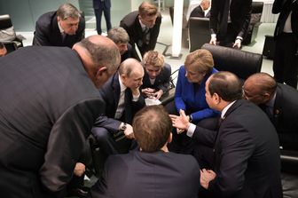 I capi di stato e di governo al vertice di Berlino sulla Libia