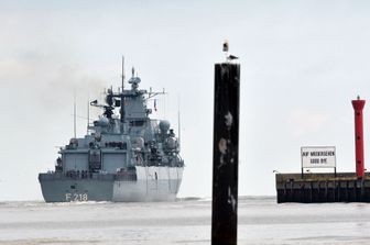 Una nave tedesca impegnata nella missione 'Sophia'