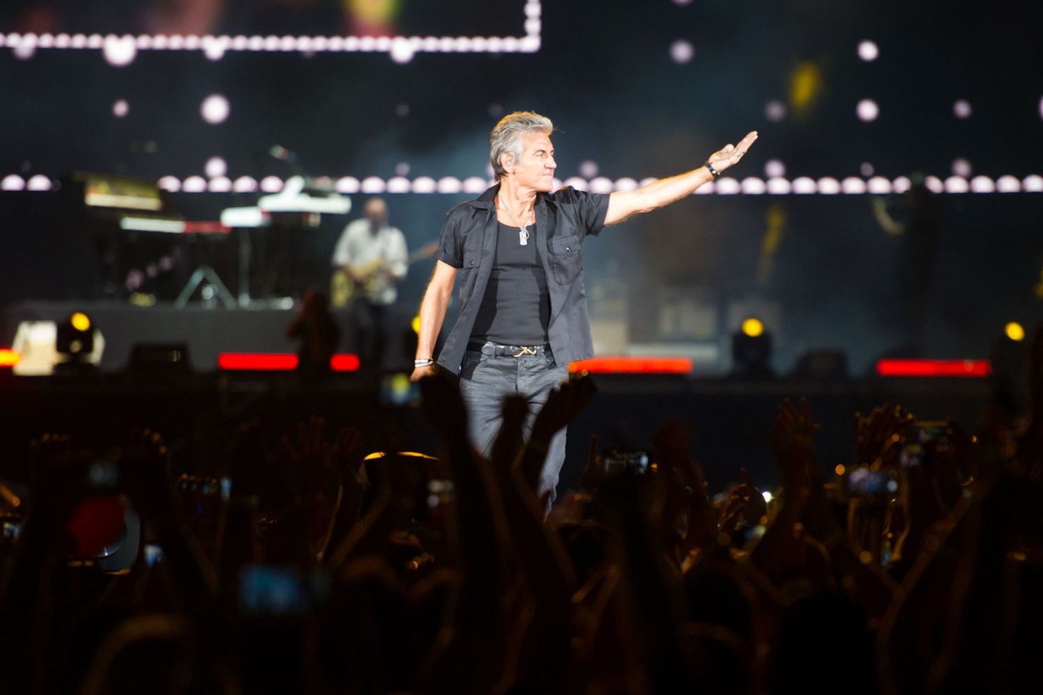 Ligabue al concerto al Campovolo per i 25 anni di carriera