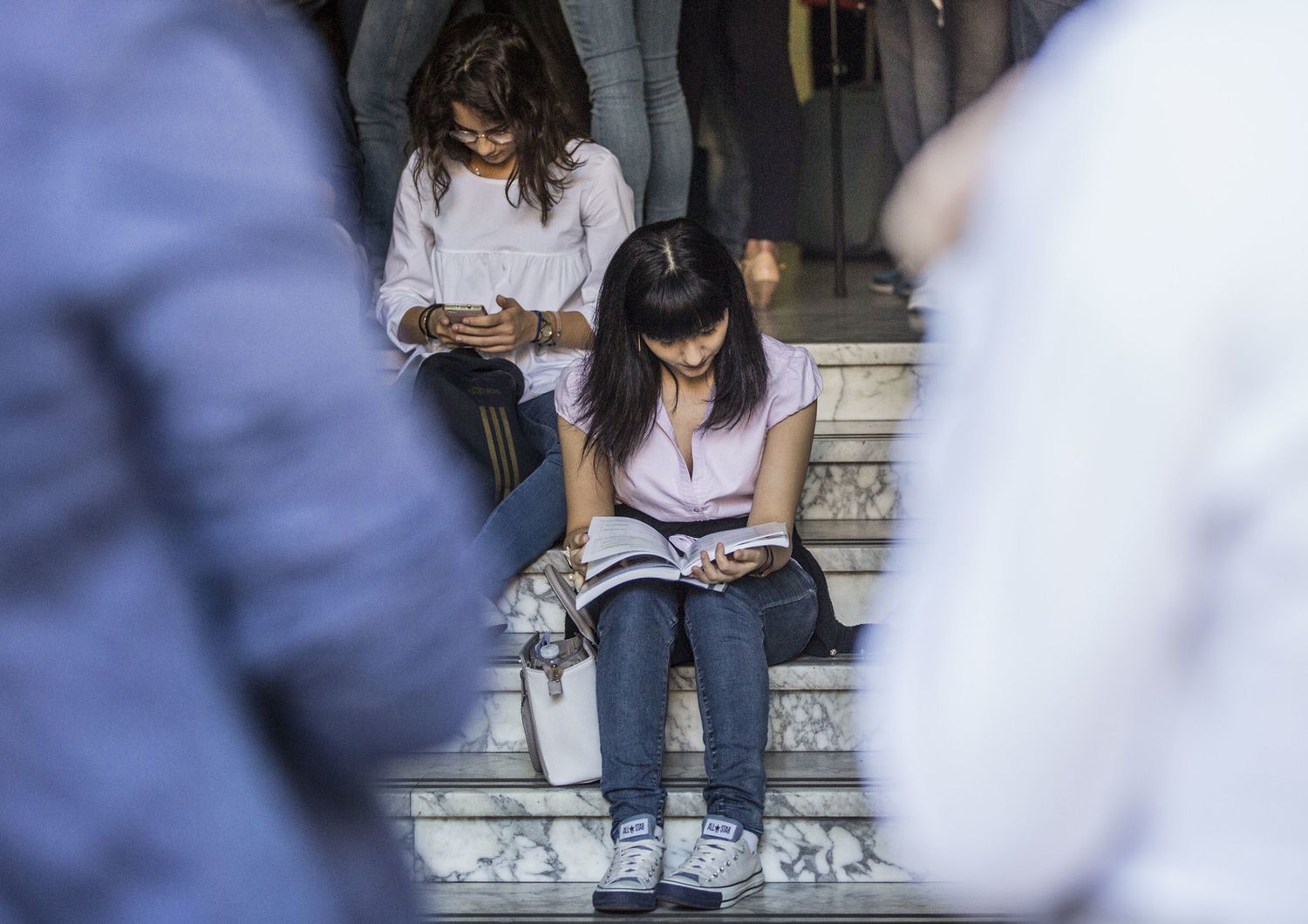Una studentessa a La Sapienza