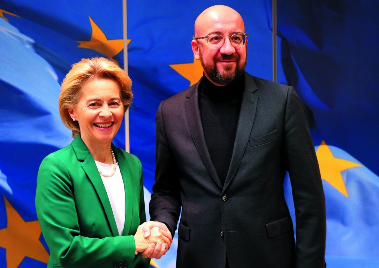 Von der Leyen e Michel