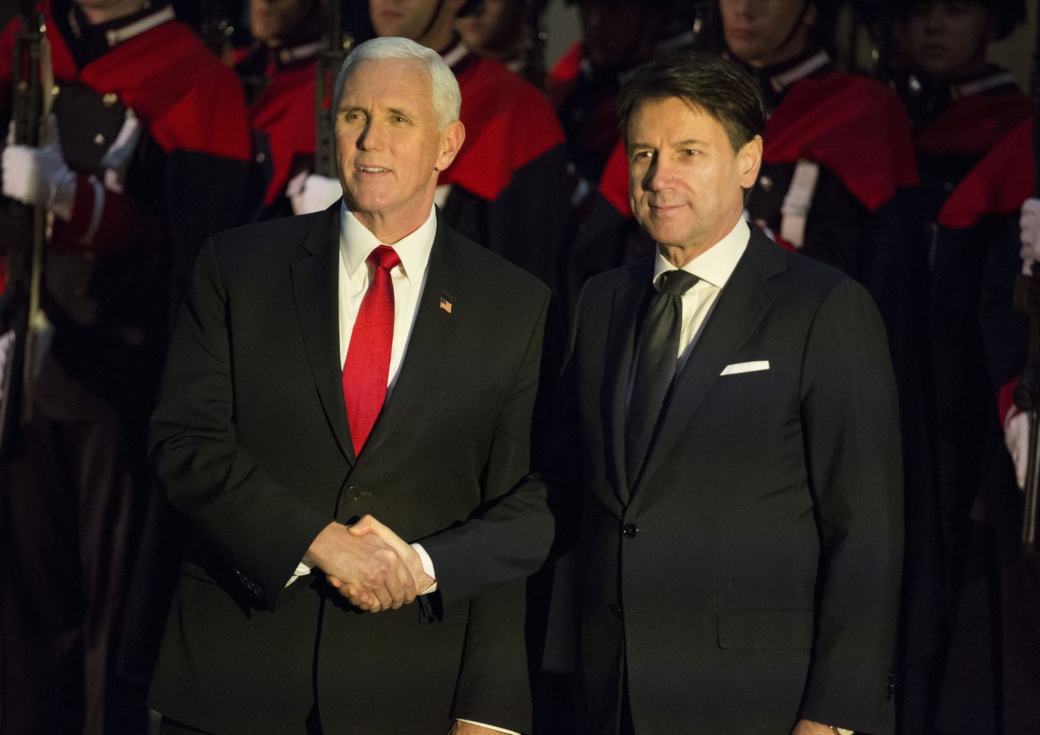 Mike Pence e Giuseppe Conte