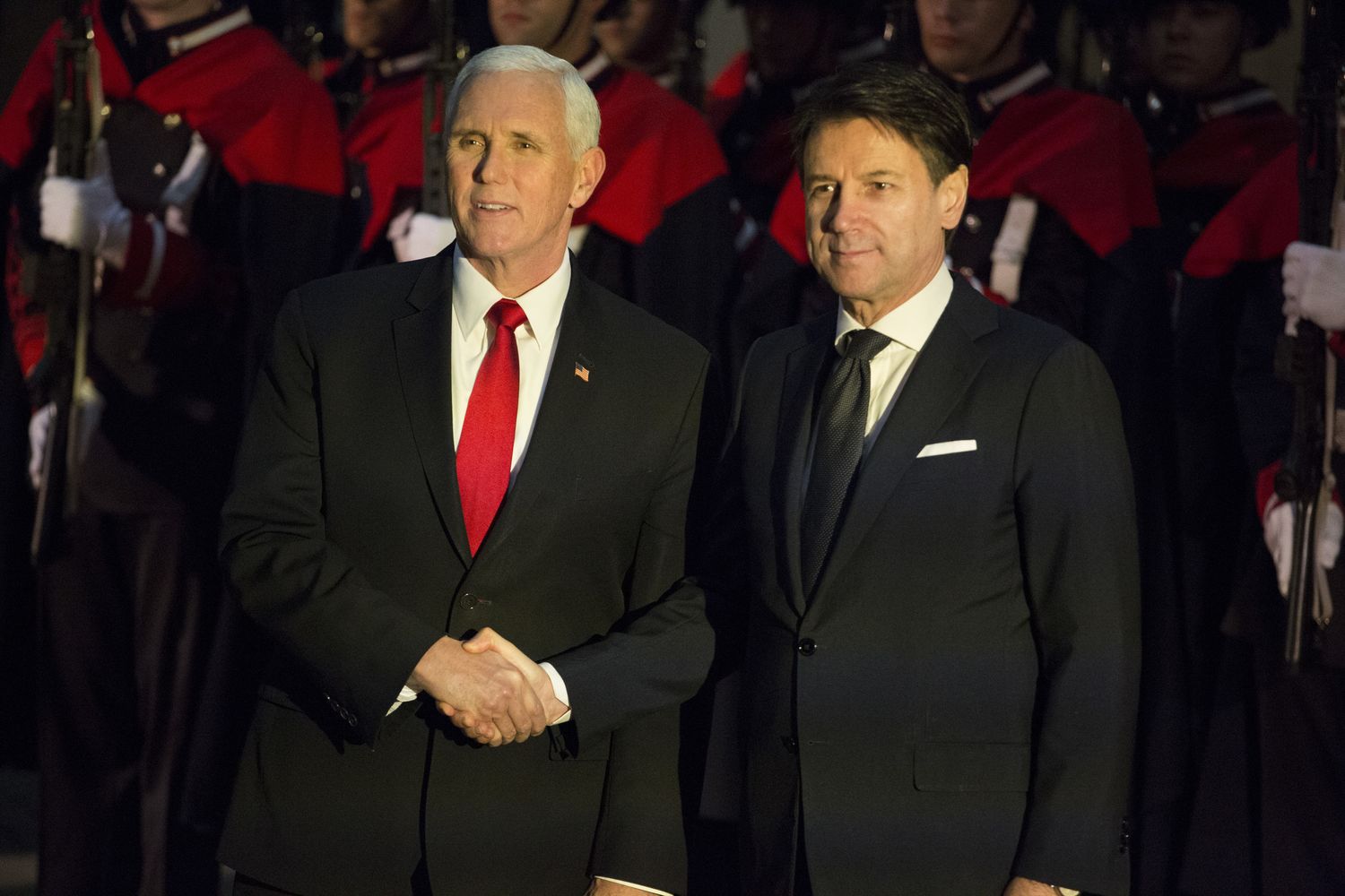Mike Pence e Giuseppe Conte