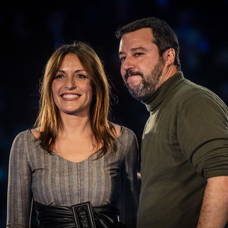 Lucia Borgonzoni e Matteo Salvini