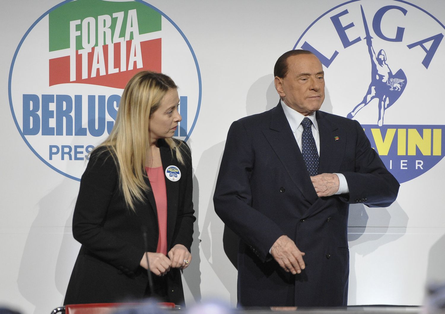 Meloni e Berlusconi