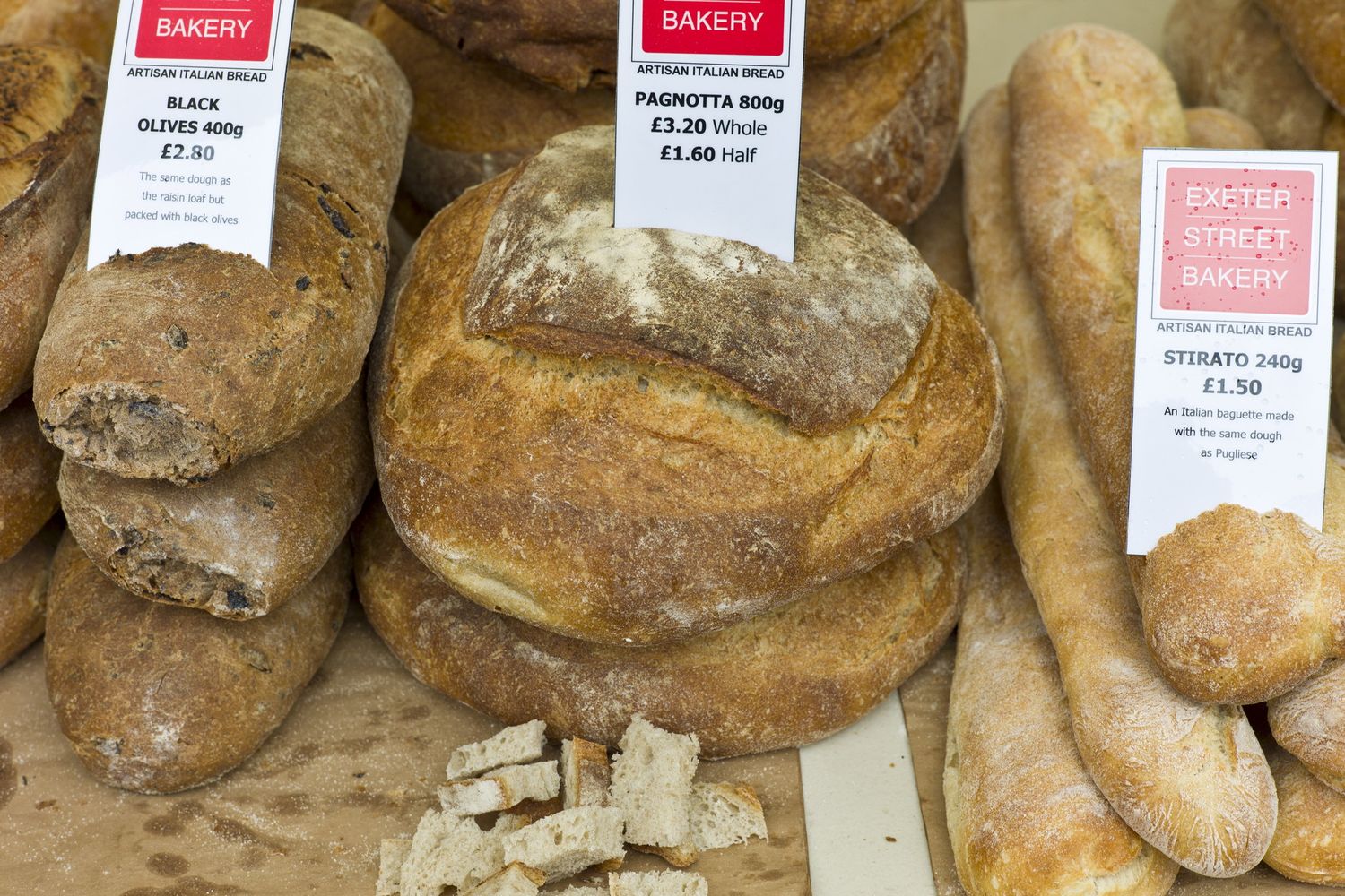 Una panetteria italiana a Londra