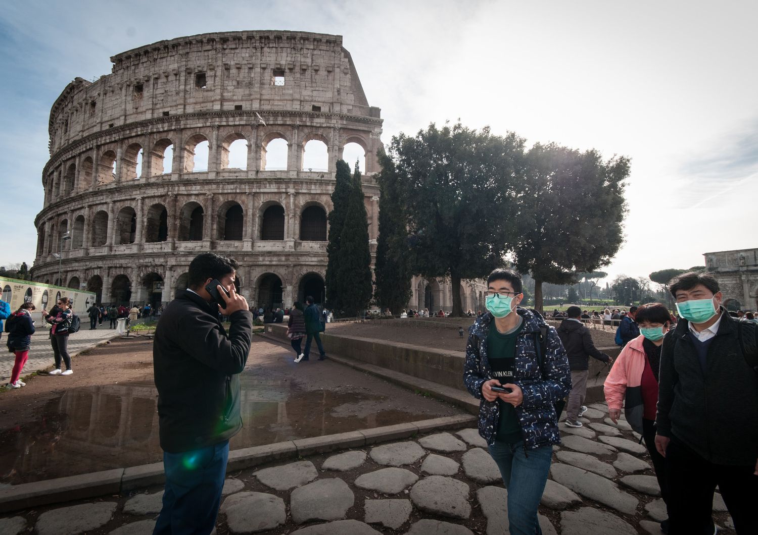 Coronavirus, mascherine a Roma