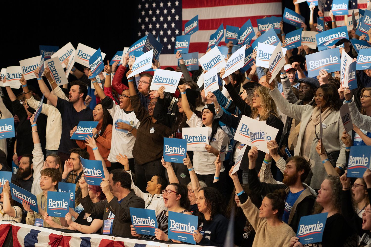 Sostenitori di Bernie Sanders in Iowa
