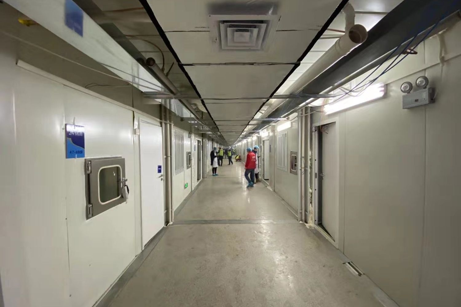 L'ospedale dei record a Wuhan