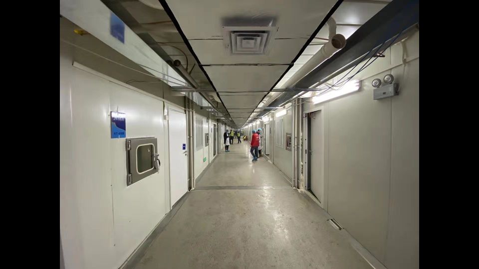 L'ospedale dei record a Wuhan