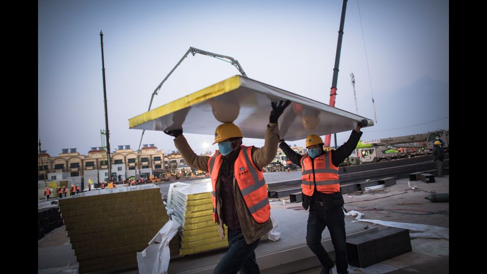 L'ospedale dei record a Wuhan&nbsp;