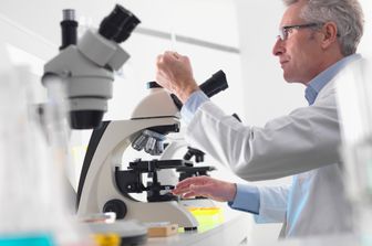 Uno scienziato al lavoro