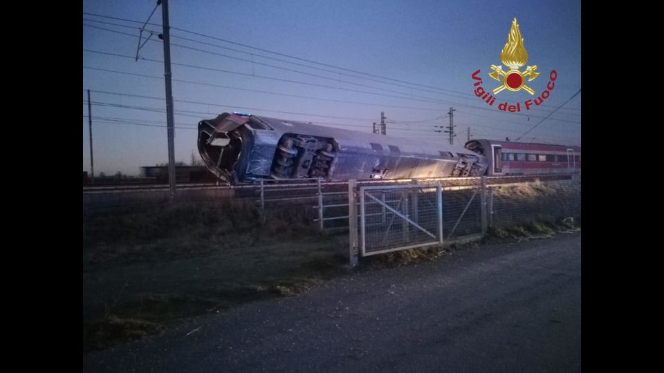 Il Frecciarossa deragliato vicino Lodi&nbsp;