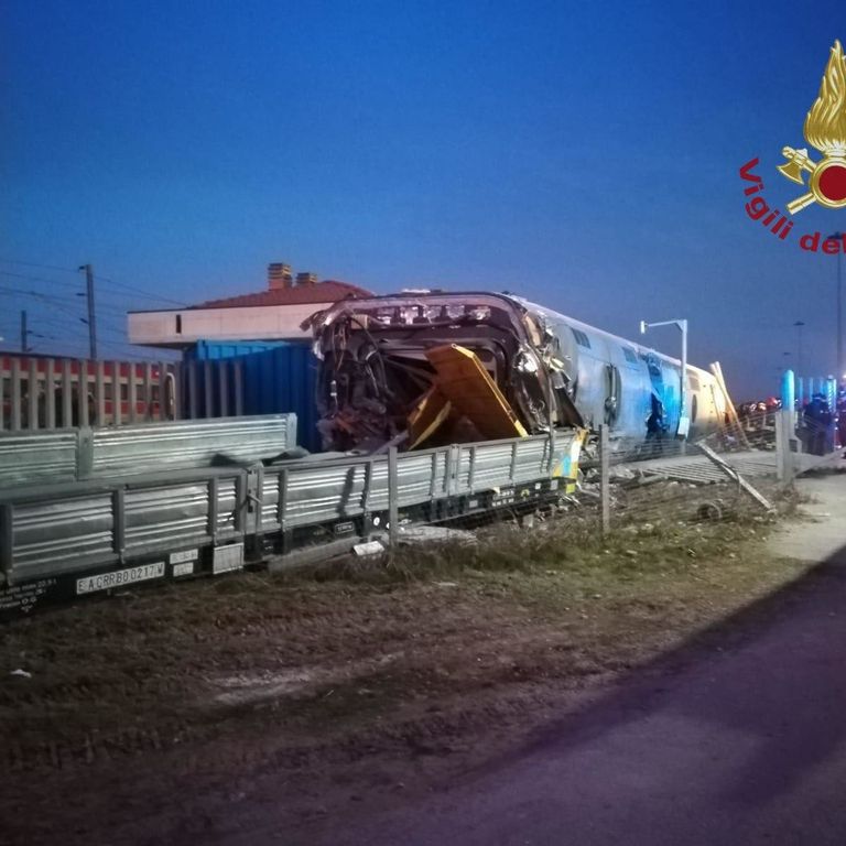 Il Frecciarossa deragliato vicino Lodi&nbsp;