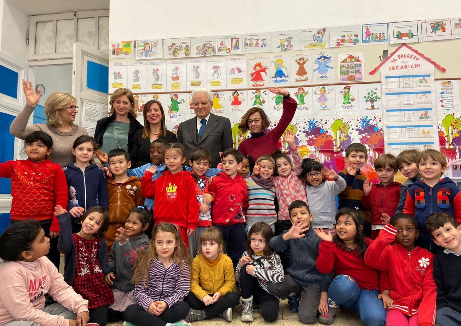 bambini scuola mattarella