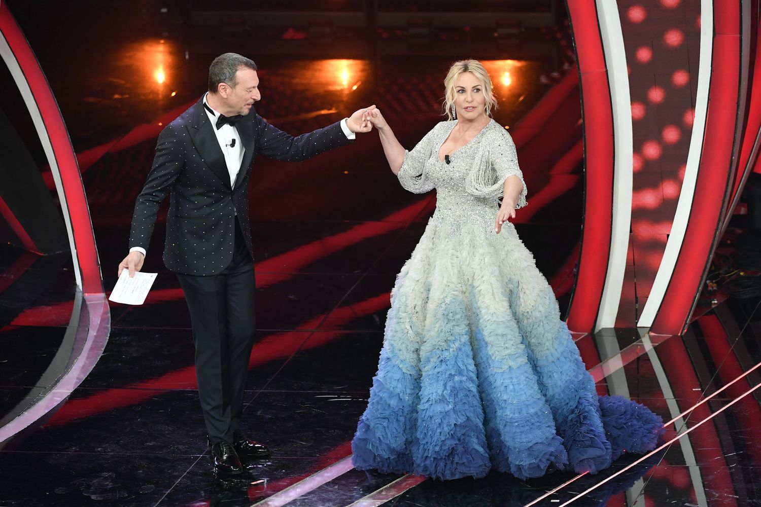 Amadeus e Antonella Clerici