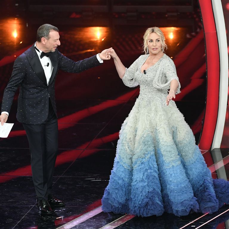 Amadeus e Antonella Clerici