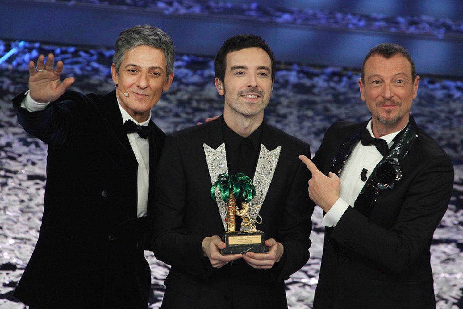 Fiorello, Diodato e Amadeus