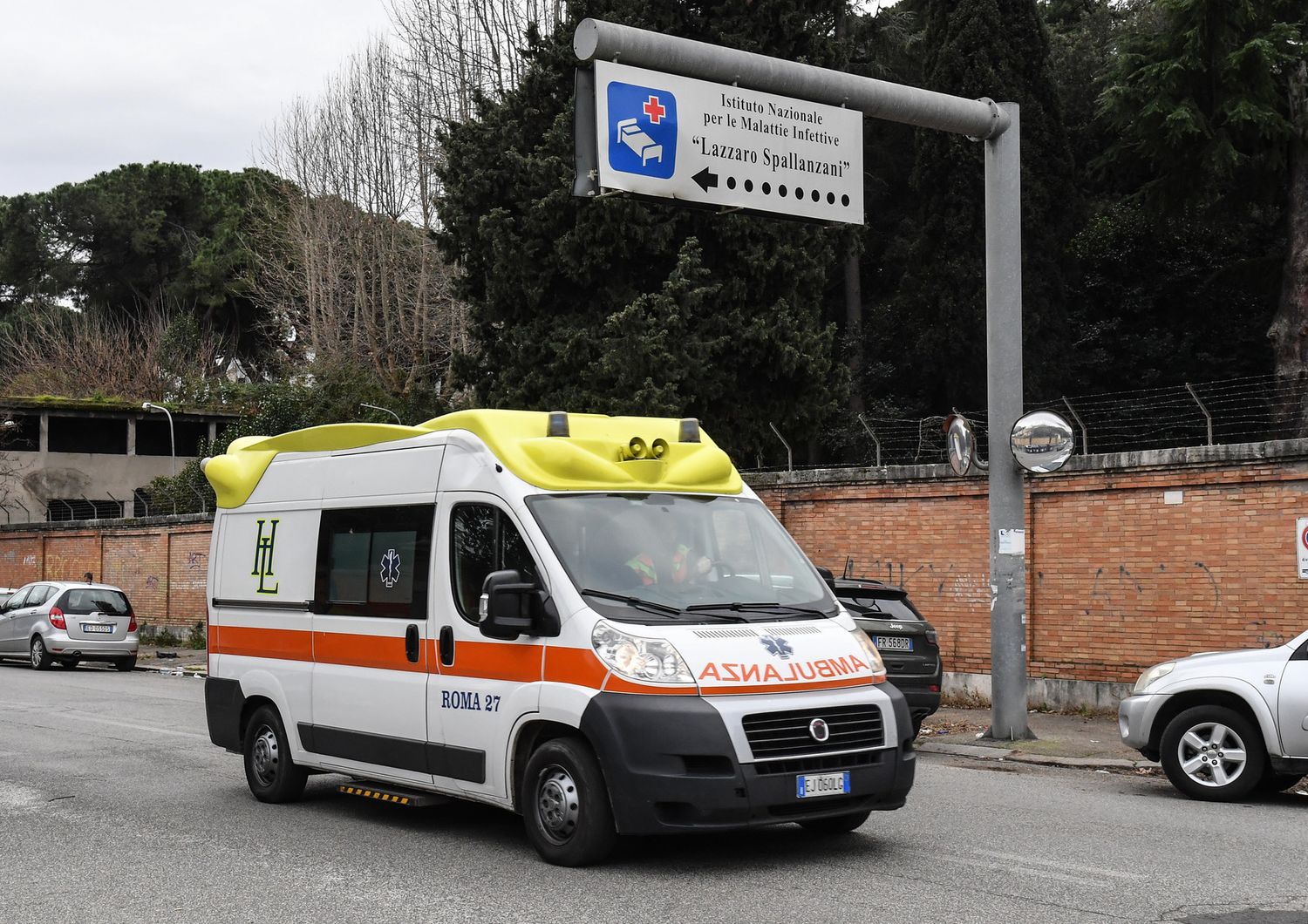 Spallanzani, ambulanza