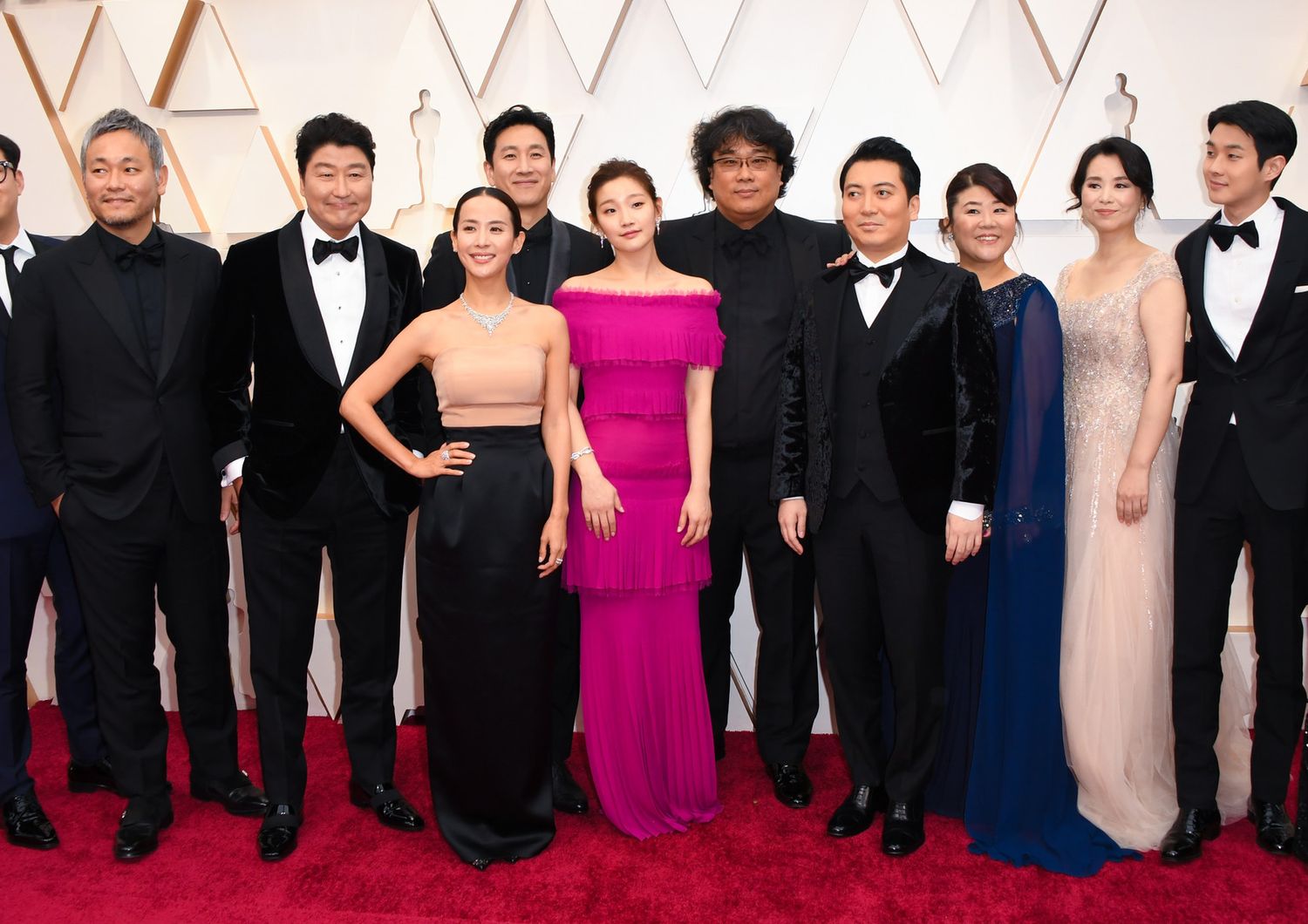 Oscar 2020: regista e cast di 'Parasite'