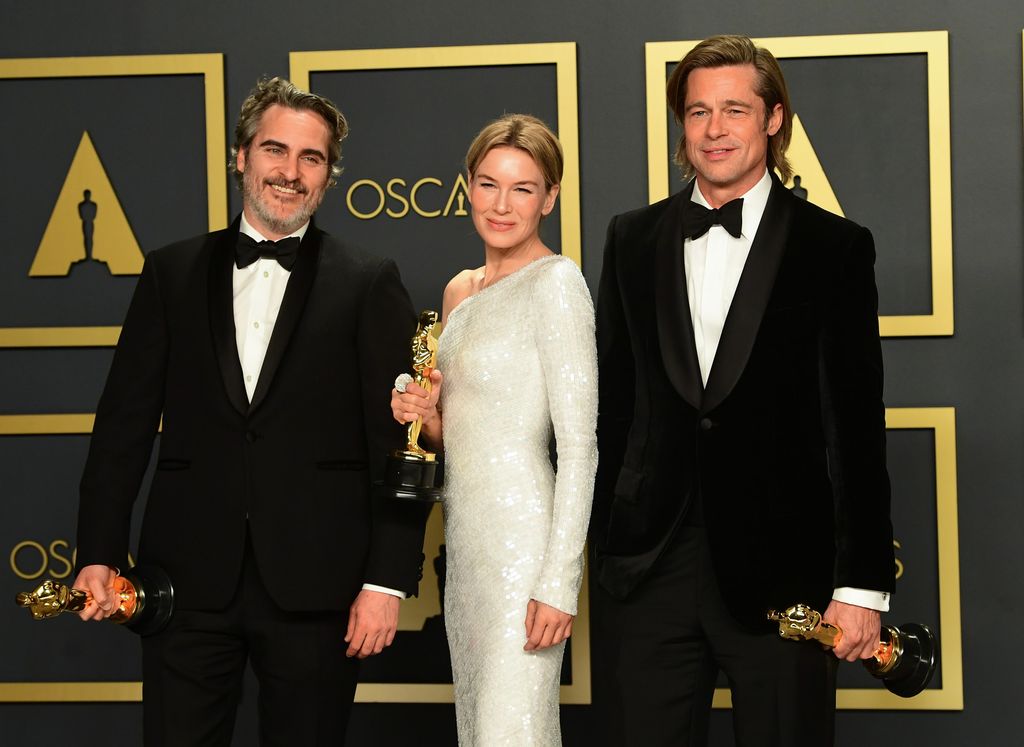 Oscar 2020: Joaquin Phoenix, Ren&eacute;e Zellweger e Brad Pitt
