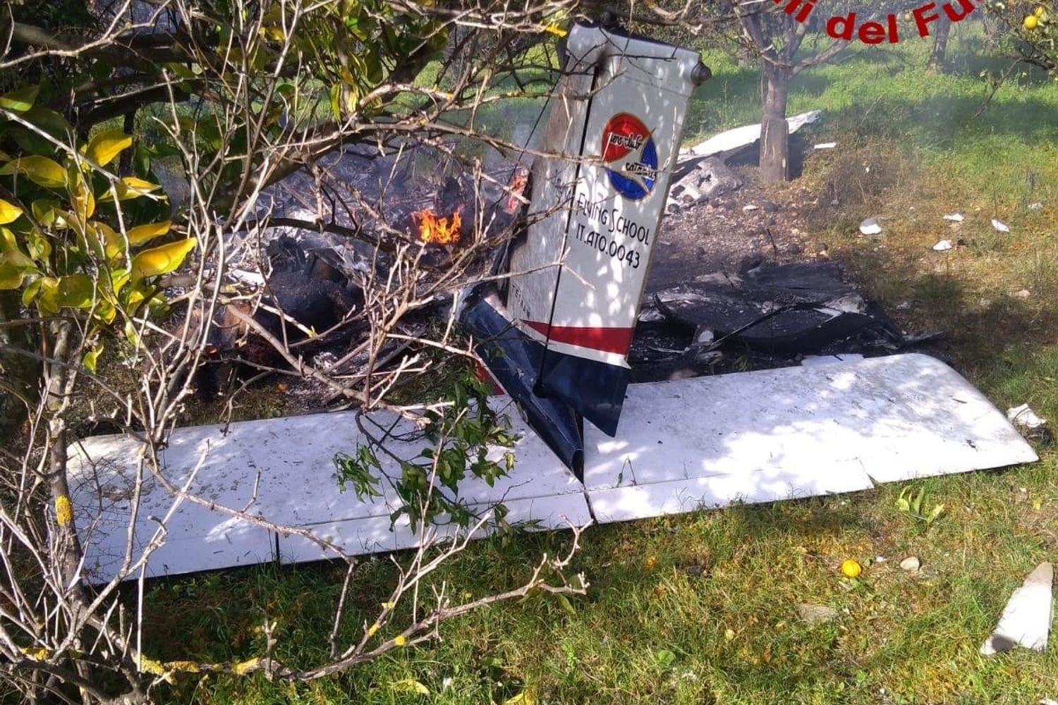 L'ultraleggero precipitato nel Siracusano