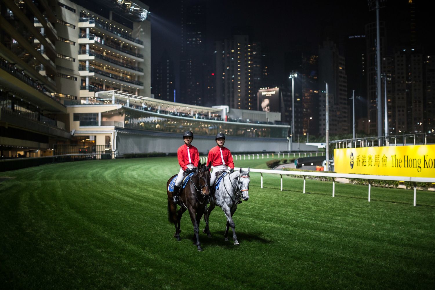 L'ippodromo di Happy Valley a Hong Kong
