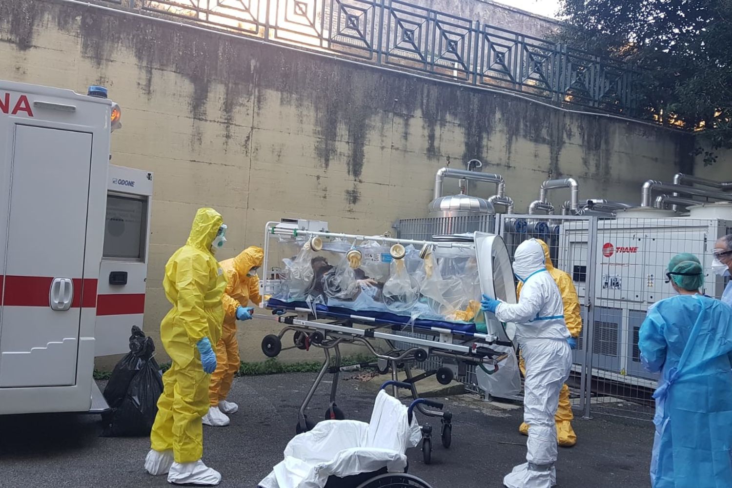 Niccol&ograve; arriva allo Spallanzani