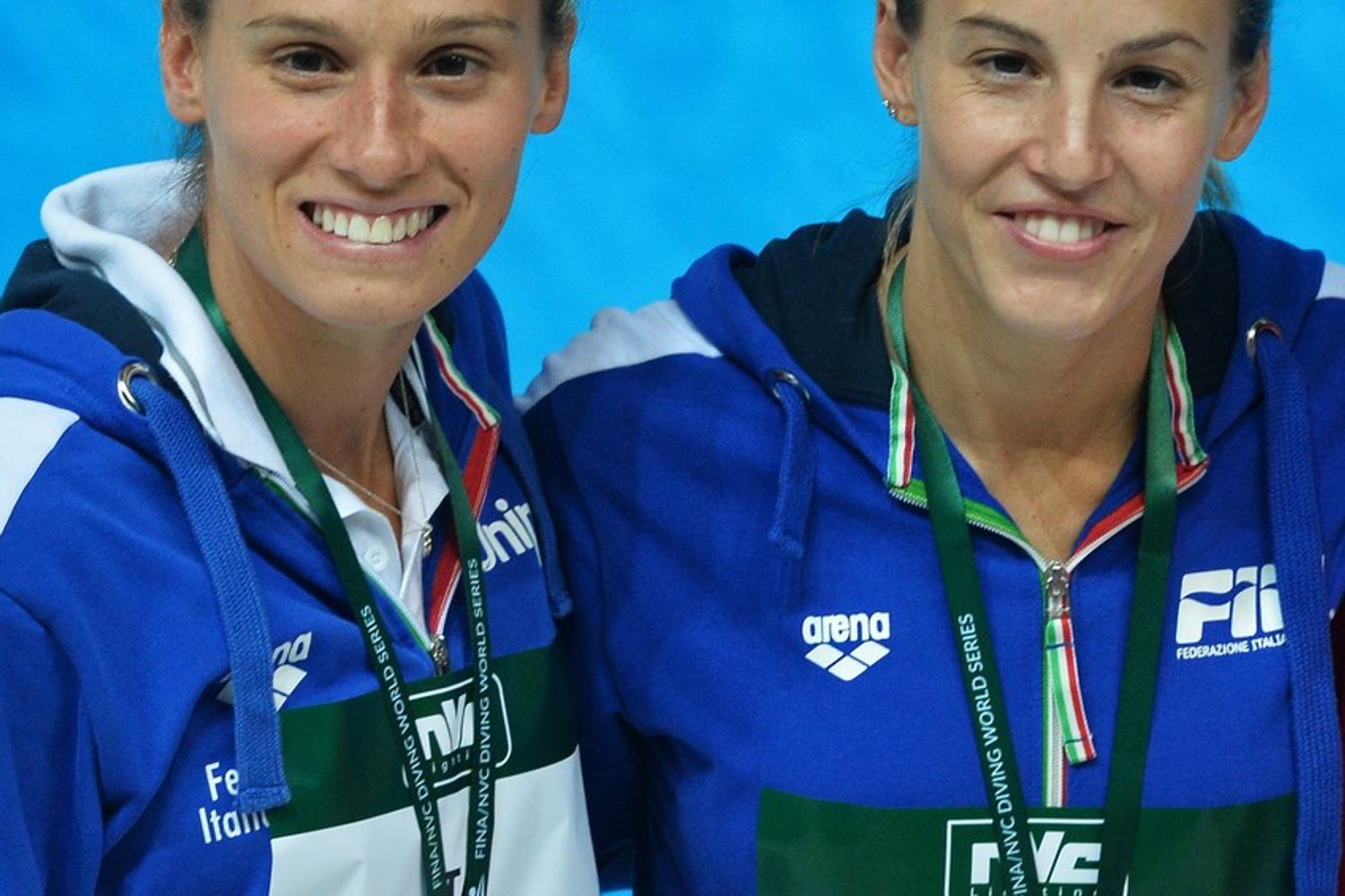 Francesca Dallap&egrave; e Tania Cagnotto in Kazakistan nel 2016