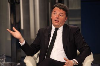 Matteo Renzi a 'Porta a Porta' (Ravagli)