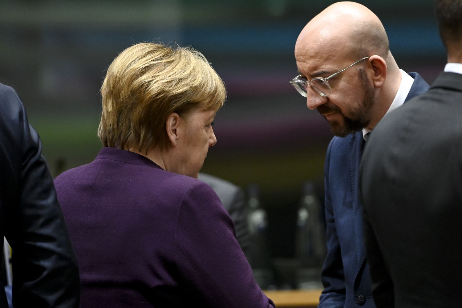 Charles Michel, Angela Merkel
